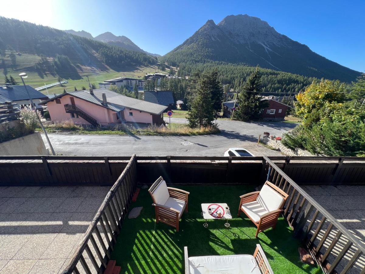 Les Tanieres De Montgenevre - La Marmotte - Duplex 4 P Entierement Renove Avec Vue Magnifique Apartment Exterior photo